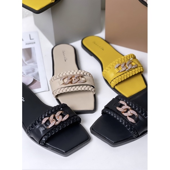 DECLARE&amp;DEE PAULA SANDAL FLAT WANITA ELEGANT