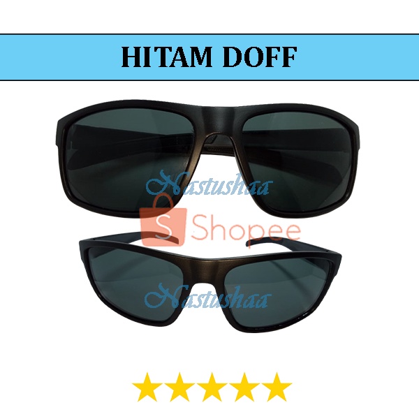 Kacamata Hitam Sport Pria Wanita Kekinian Fashion Aksesoris Sunglasses Korea Untuk Olahraga Kaca Mata Gaya Model Kotak Unisex