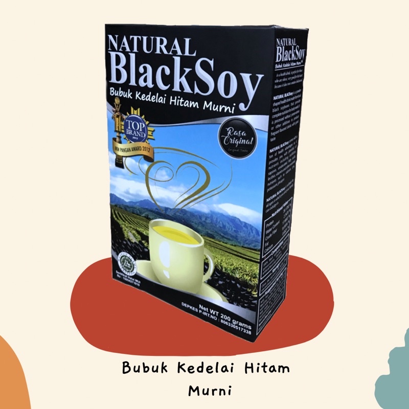 

Bubuk Susu Kedelai Hitam Murni - Natural Black Soy rasa original Halal
