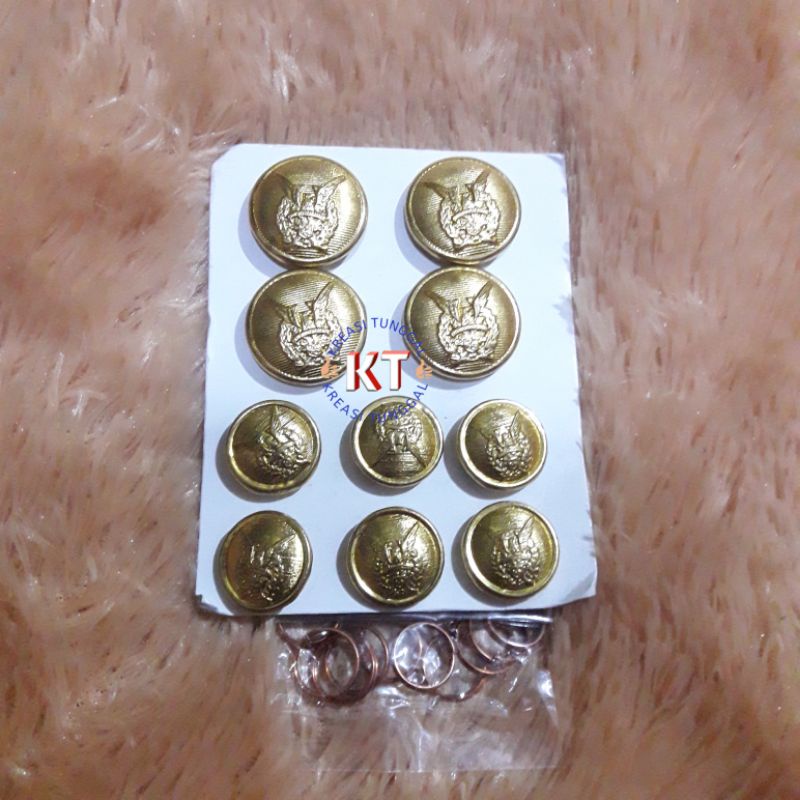 kancing PDU TNI AU/kancing baju TNI-AU