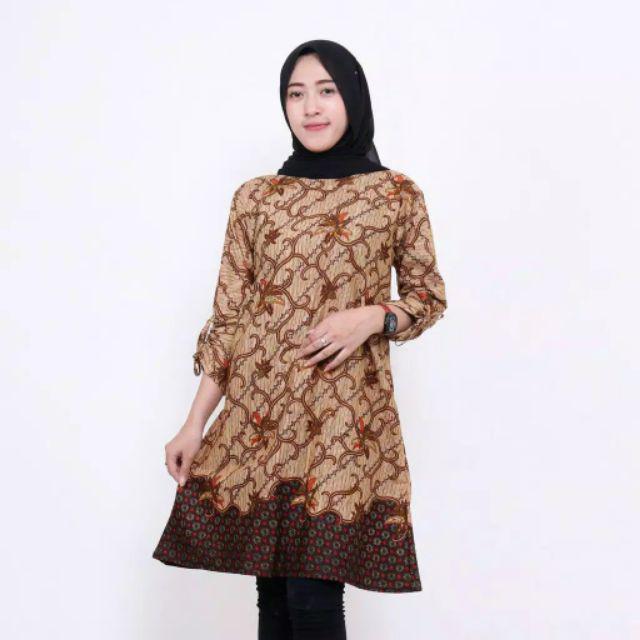 Tunic Batik Motif Seno Sakti M L Xl Xxl