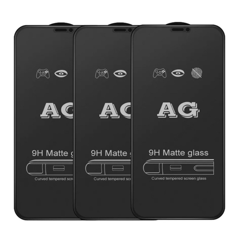 GROSIR - SCREEN PROTECTOR TEMPERED GLASS AG MATTE FULL COVER ANTI MINYAK