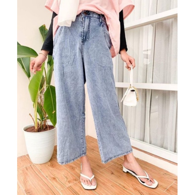 Kulot jeans Snow Blue PullBear