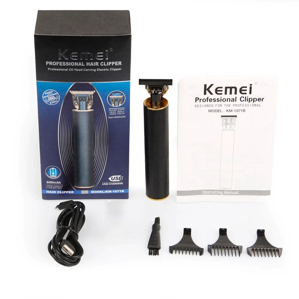 Kemei KM-1971B Professional Trimmer Cukur Rambut Original