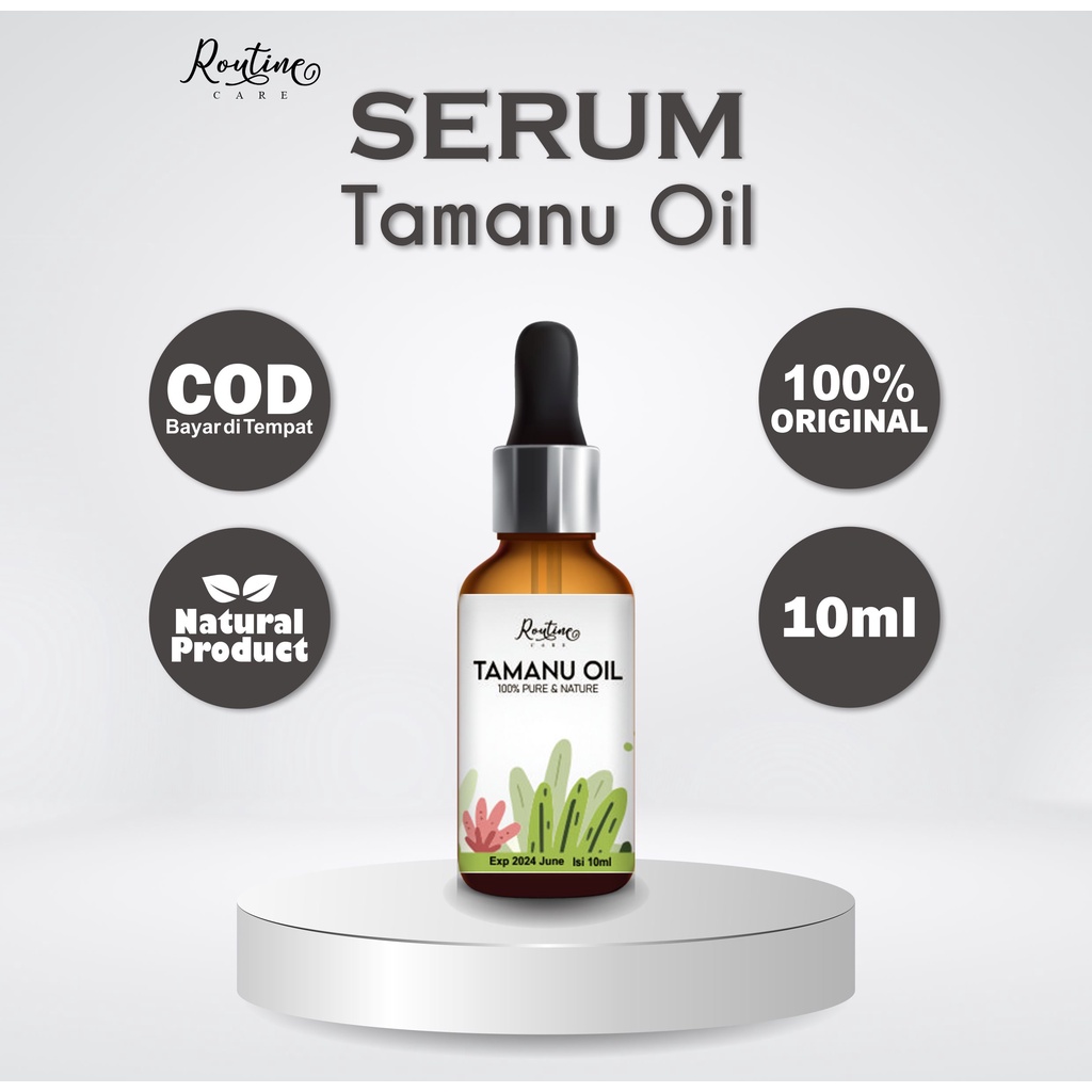 SERUM TAMANU OIL 10ML ROUTINECARE ORIGINAL | GLOWING | BERMINYAK | JERAWAT | SKINCARE | COD