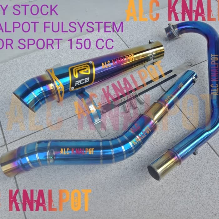 knalpot bluemoon vixion - fu - sonic150 - cb150r knalpot bluemon