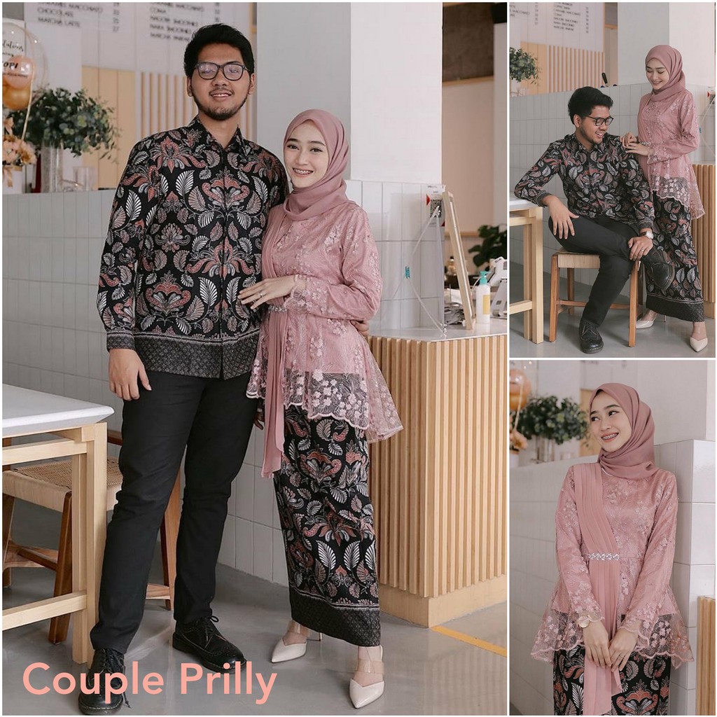 (ADA ANAK) NAYAKA BATIK - BATIK COUPLE SET PRILLY SLENDANG PAYET