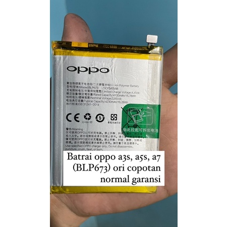 batrai oppo a3s, a5s, a7 (BLP673) ori copotan