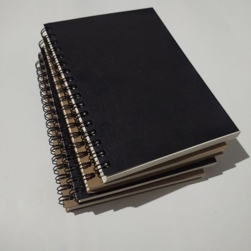 Buku Sketsa Sketchbook A5, Sketchbook A6 Polos Craft Vintage Sektch book murah sketchbook Brown Paper-5
