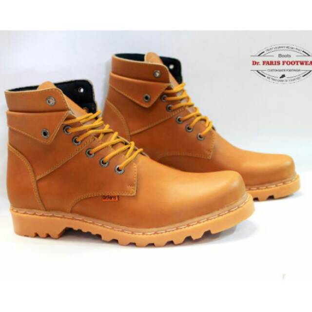 Sepatu Boots DR. Faris 4027 Tan