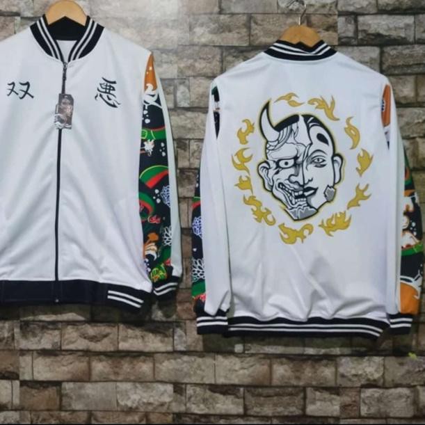 ✴ Jaket Bomber Tokyo Revengers Angry & Smiley Fullprinting ✷