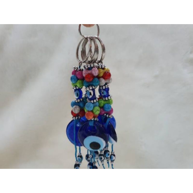 GANTUNGAN KUNCI BLUE EYES TURKI