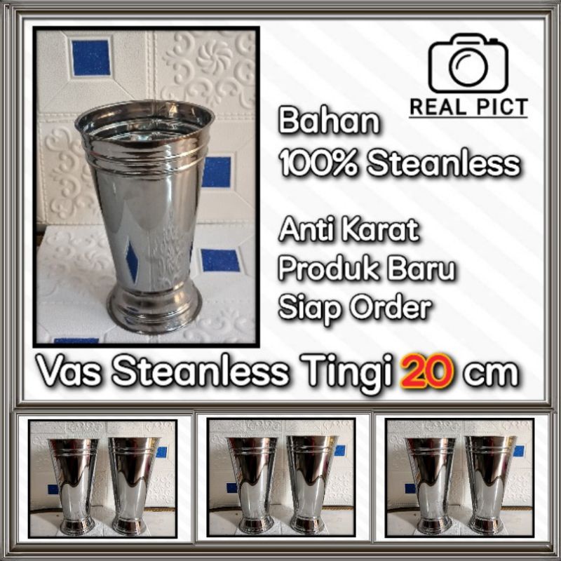 VAS BUNGA DEKORASI / POT BUNGA DEKORASI ( Tinggi 20 cm )