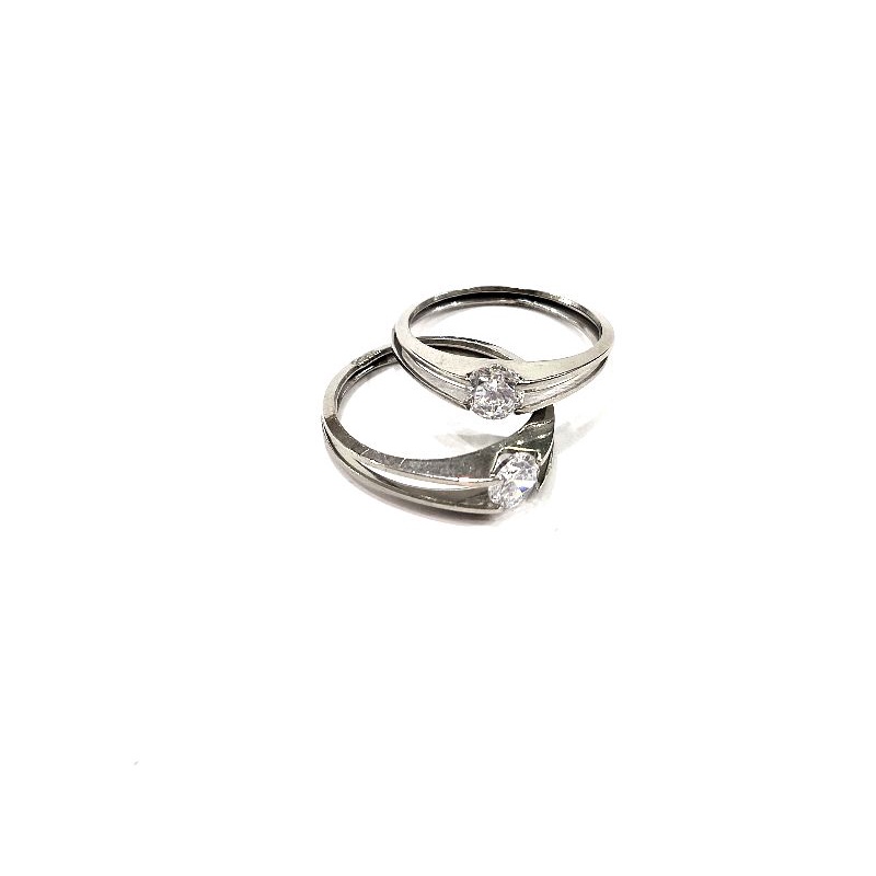 Cincin Titanium Wanita Motif Permata