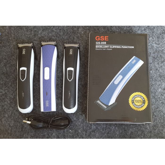 Alat Mesin Pangkas Potong Cukur Rambut Hair Clipper Salon GSE 008 Recharger Original Murah