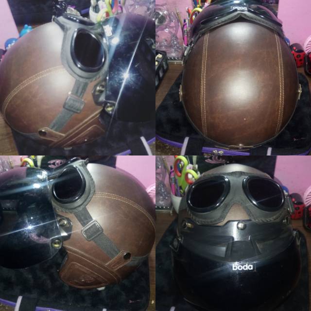 Jual Helm Retro Kacamata Shopee Indonesia