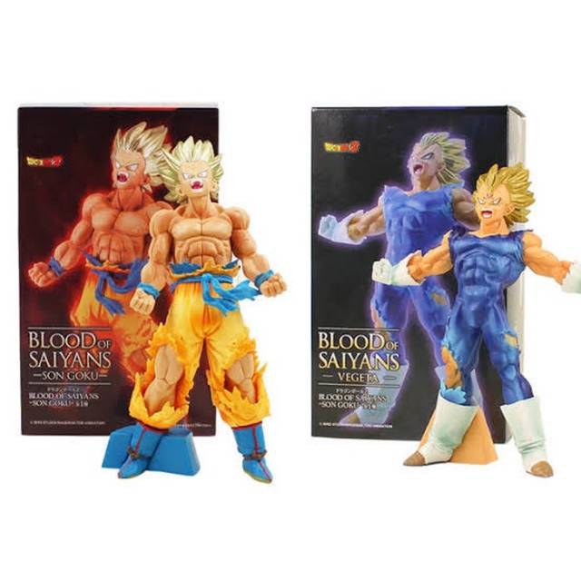 Blood of Saiyans Action Figures Son Goku and Vegeta Dragon ball DragonballZ Figure Dragon Ball Z