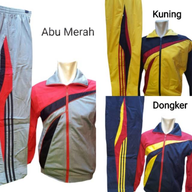 Seragam Jaket Training Olahraga Setelan Lari SKJ Fitness Jogging Gym