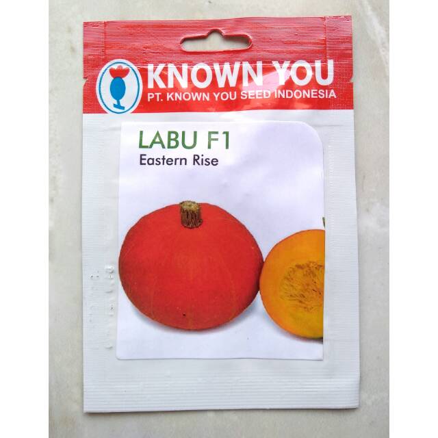 KYS - benih LABU MINI ORANGE EASTERN RISE isi 3 bj - kabocha - benih labu kabocha - known you seed