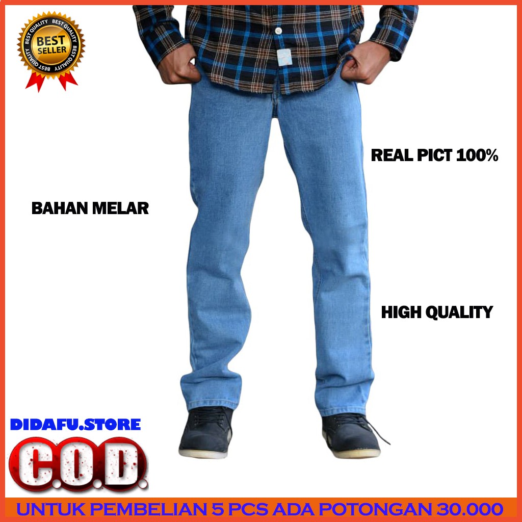  CELANA  JEANS PRIA 27 38 Bahan  Bagus  Ufc Venum Mma Pantai 