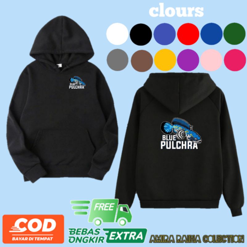 Hoodie IKAN CHANNA anak/Jaket anak ikan channa/jaket sweater ikan hias ikan channa