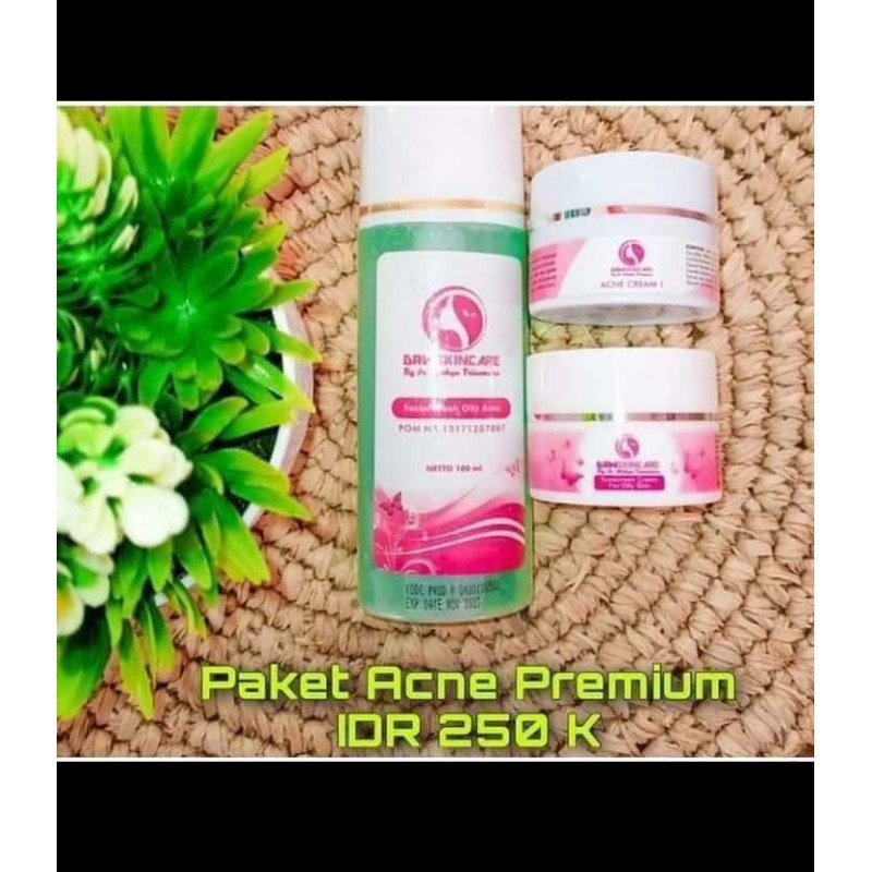 paket acne drw skincare 100% ori