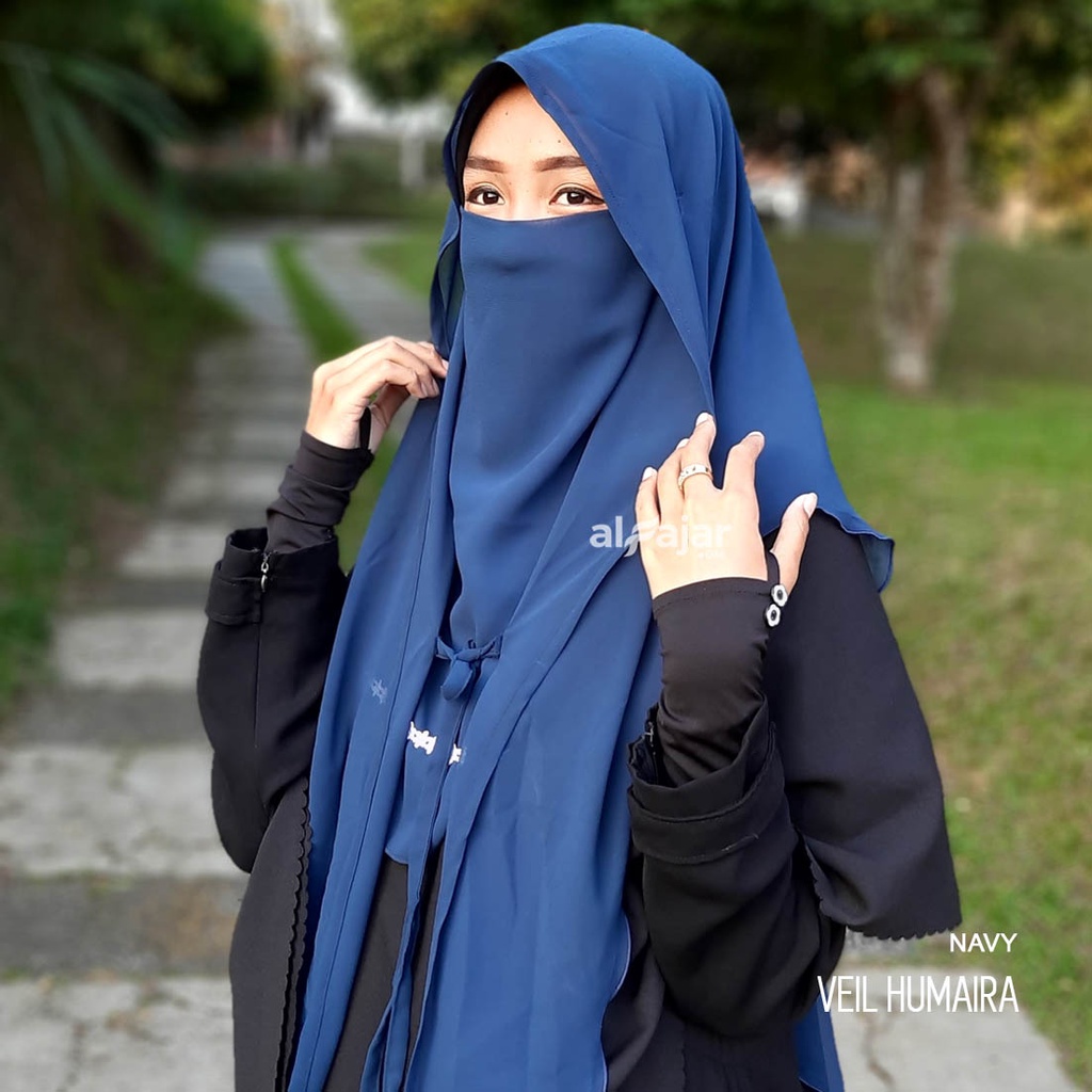 CADAR NIQOB BANDANA Veil Humaira Dua Layer by Alfajar