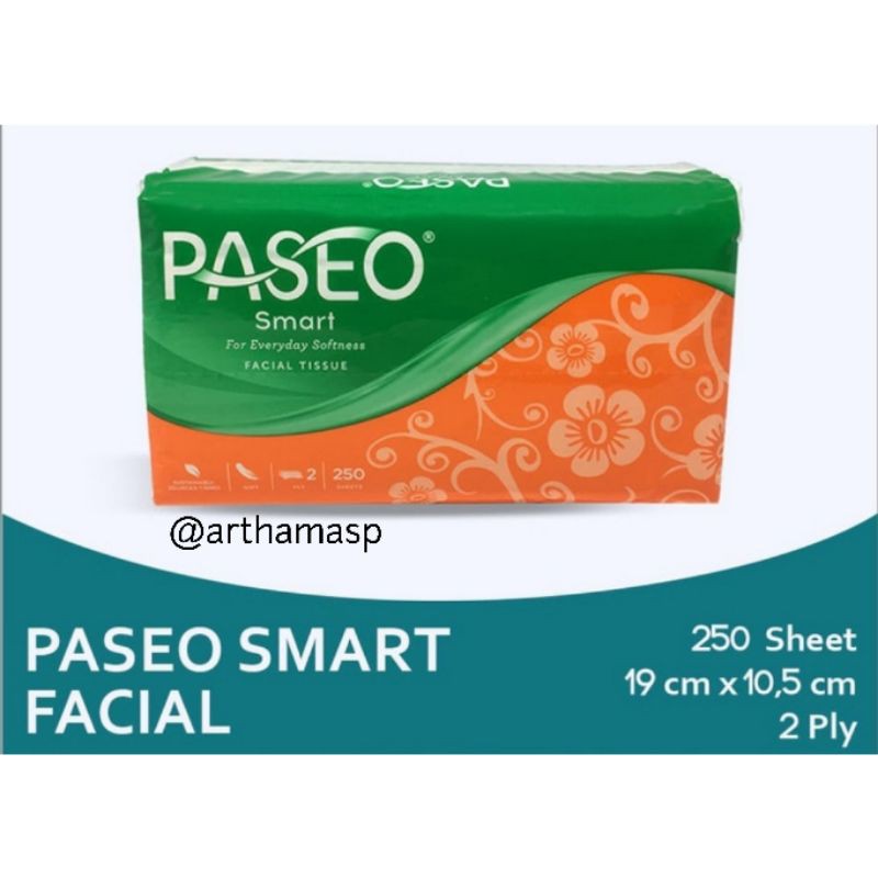 Tissue Paseo Facial Smart Tisu Paseo isi 250 sheet
