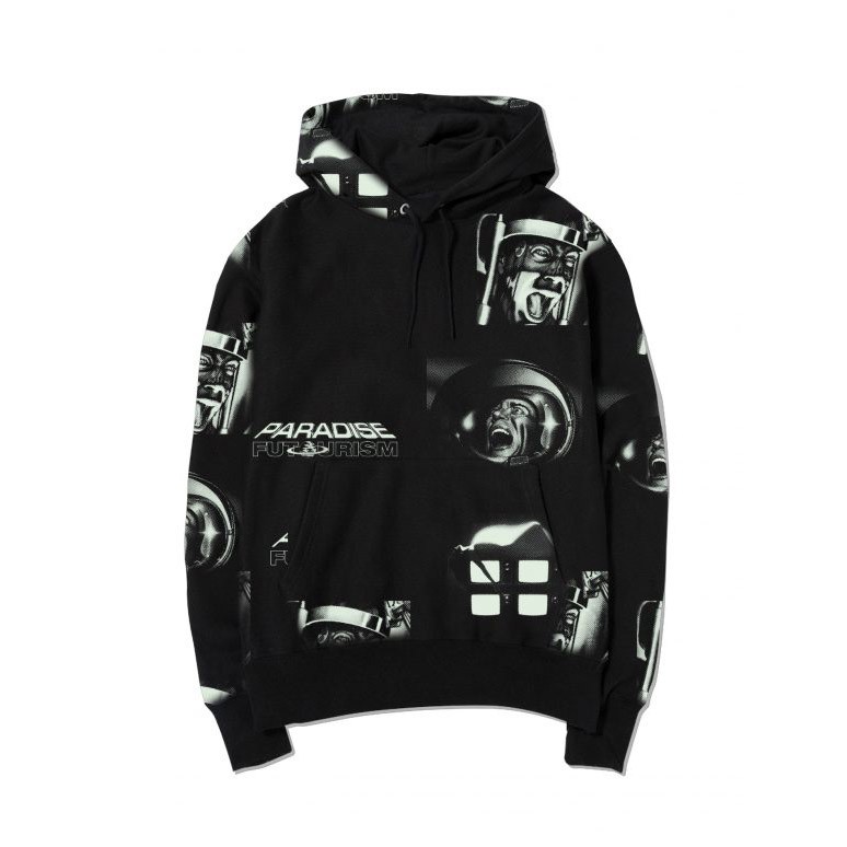PARADISE YOUTH CLUB - Brainshocking Black Hoodie