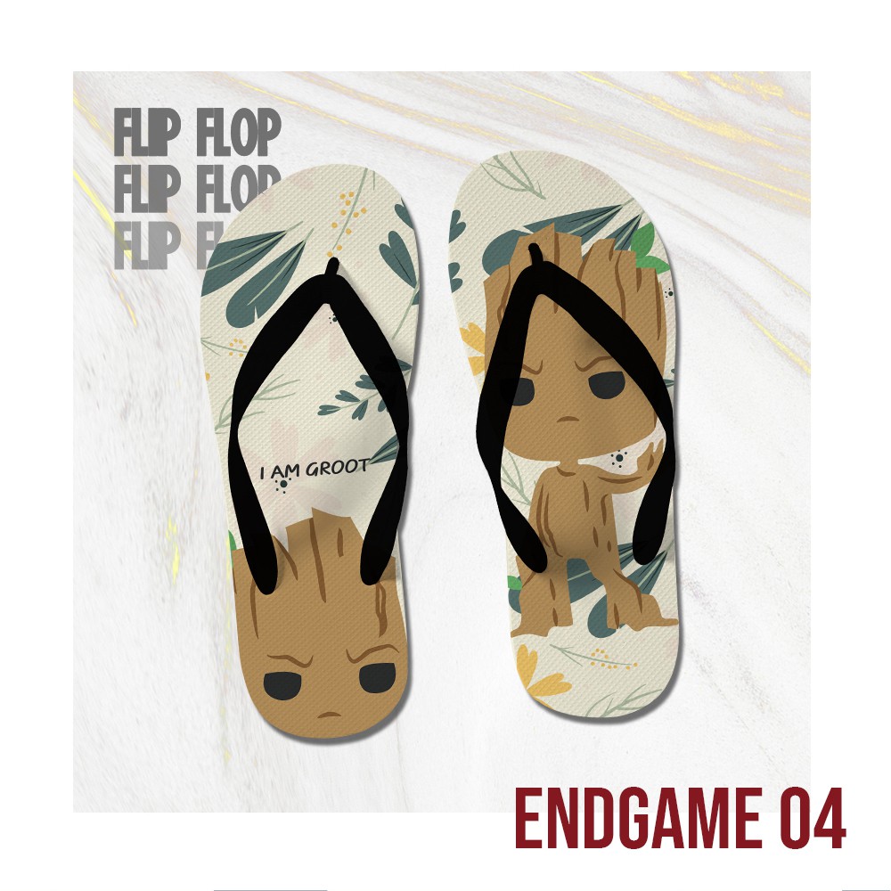 FlipFlop Sendal Sandal  Jepit Marvel  Avengers Endgame 02 