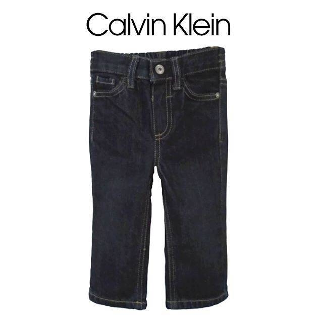  Celana  jeans  anak calvin klein hitam washing straght 3  6 9 