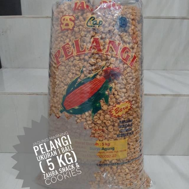 

(Khusus Gosend/Grabb)Jagung Marning Cap Pelangi Kemasan Ballan Isi 5 Kg