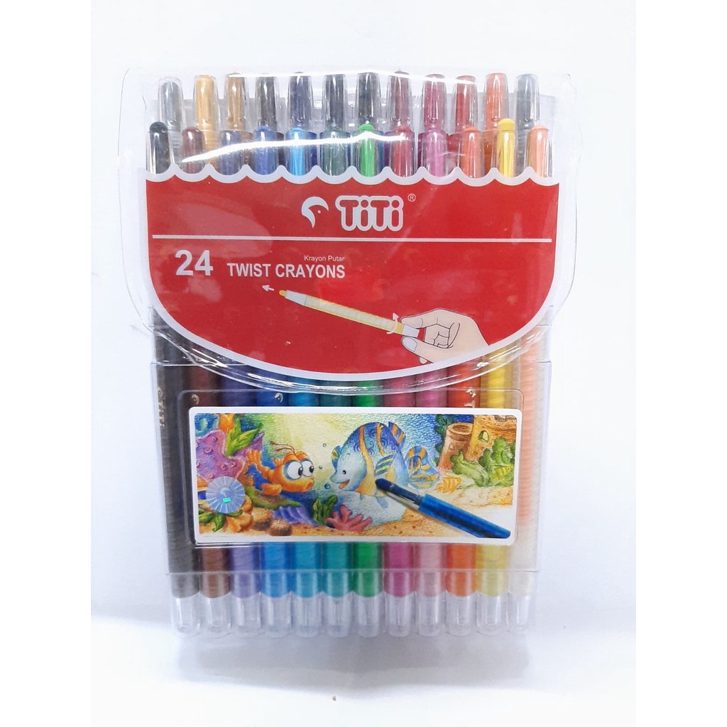 

Twist Crayon Krayon Putar TITI JOYKO 24 w Crayon Putar Puter Panjang