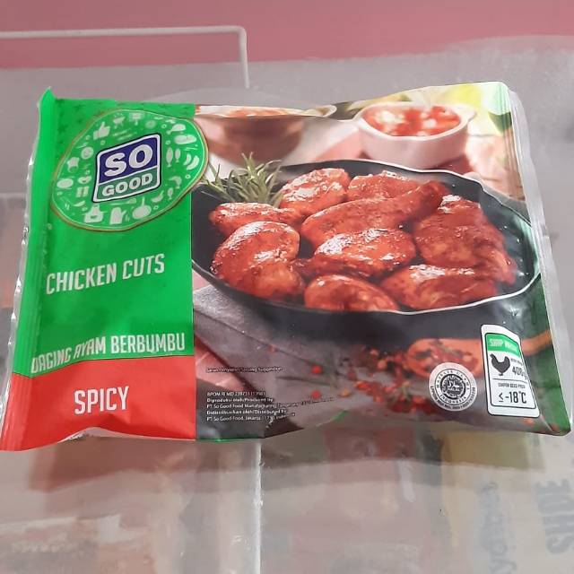 

So Good Chicken Cuts 400gr / Spicy Chicken 400gr / Ayam Bumbu Pedas 400gr