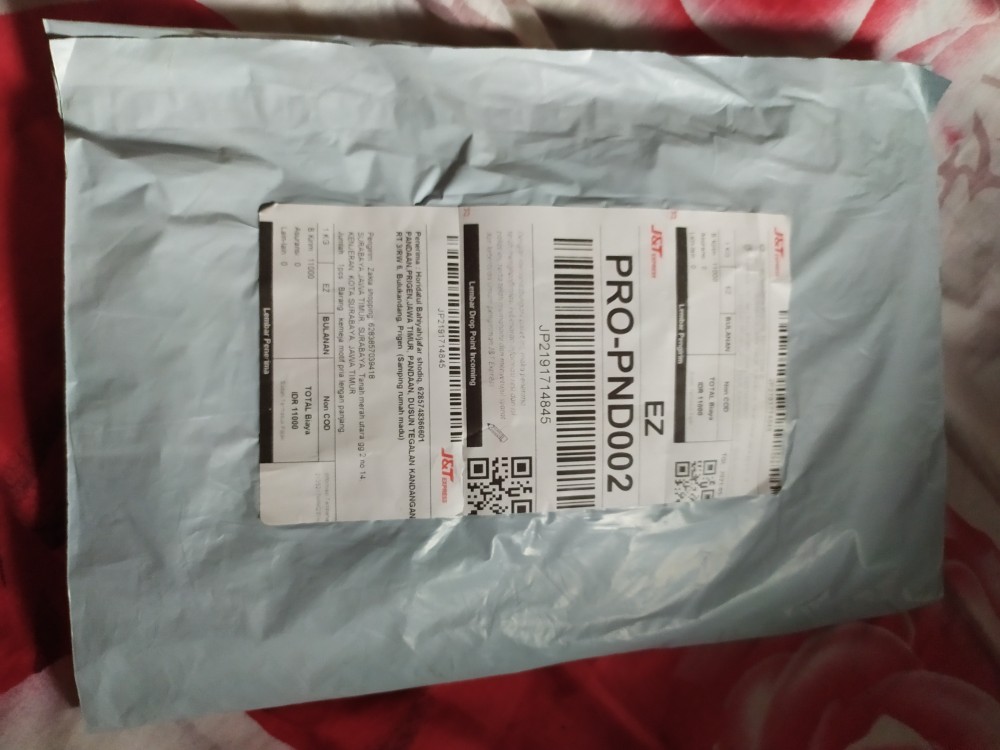 Kemeja Motif Pria Lengan Panjang