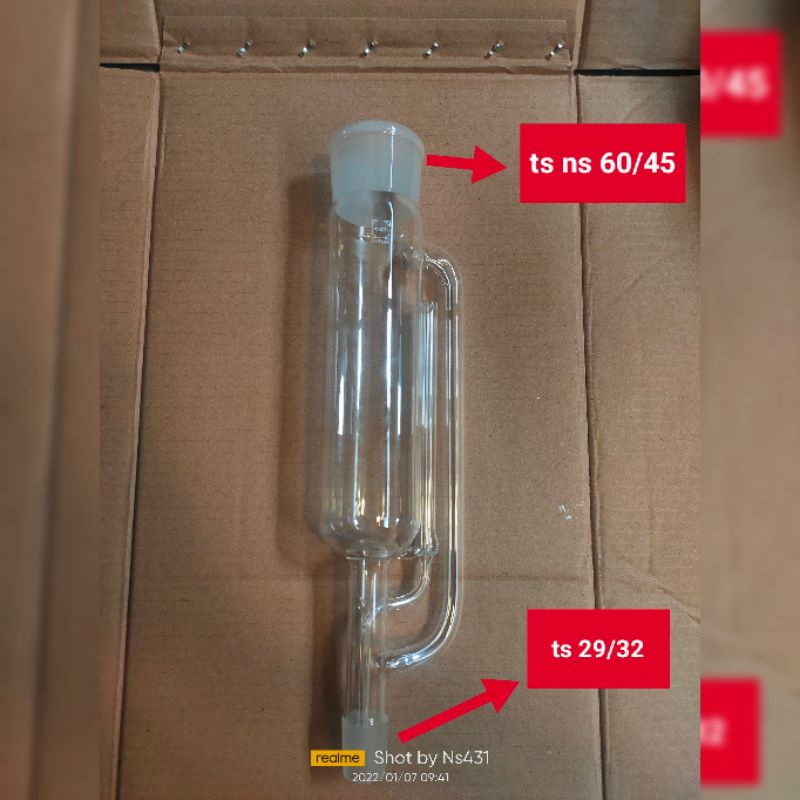 extractor for soxhlet 1000ml pyrex /duran
