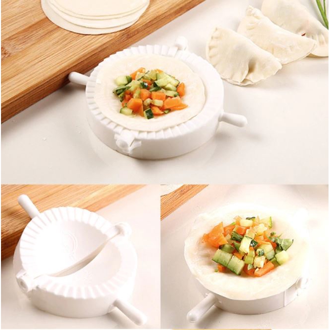 Cetakan Pastel Pangsit Set StarHome - Cetakan Kulit Pangsit - Dumpling Mold 3 in 1