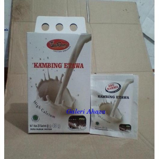 

SUSU KAMBING ETAWA ISI 25 SACHET per 40g