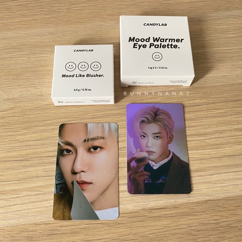 Candylab x NCT Dream Jaemin pc photocard blusher and eye palette