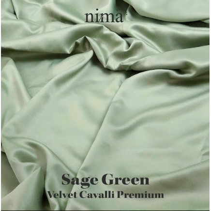 1 meter Kain Satin Silk Velvet Premium Dress Hijab Bridesmaid (series 01)