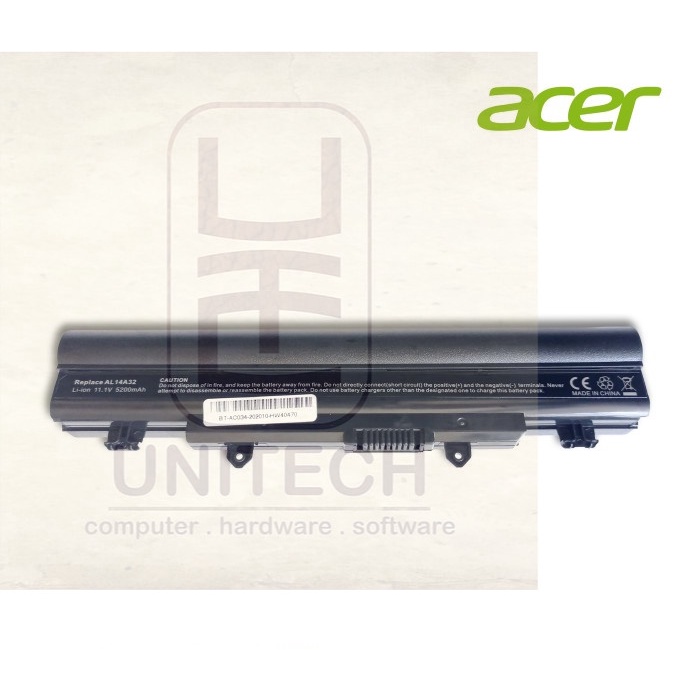 Baterai Laptop Acer Aspire E14, E15, E4, (AL14A32) (4CELL) TEBAL Original