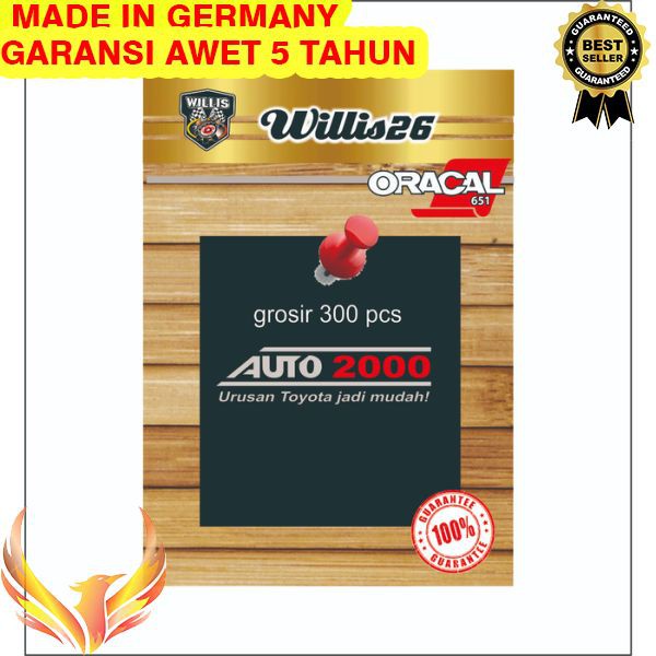 TERMURAH Stiker  Auto 2000 Sticker Cutting Stiker  Kaca 