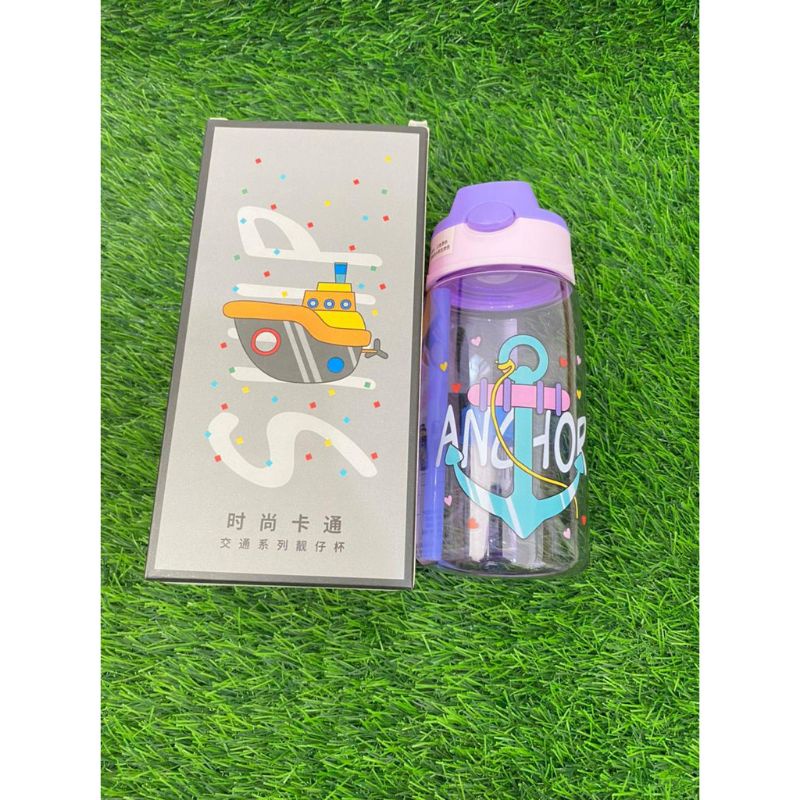 Botol Minum Anak Karakter TRANS COUNTRY SEA Ukuran 480ml