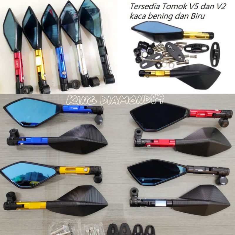 Spion Tomok V5 &amp; V2 Universal Nmax,Aerox,Vario,Beat,Mio,Vixion,R15,CBR,Ninja