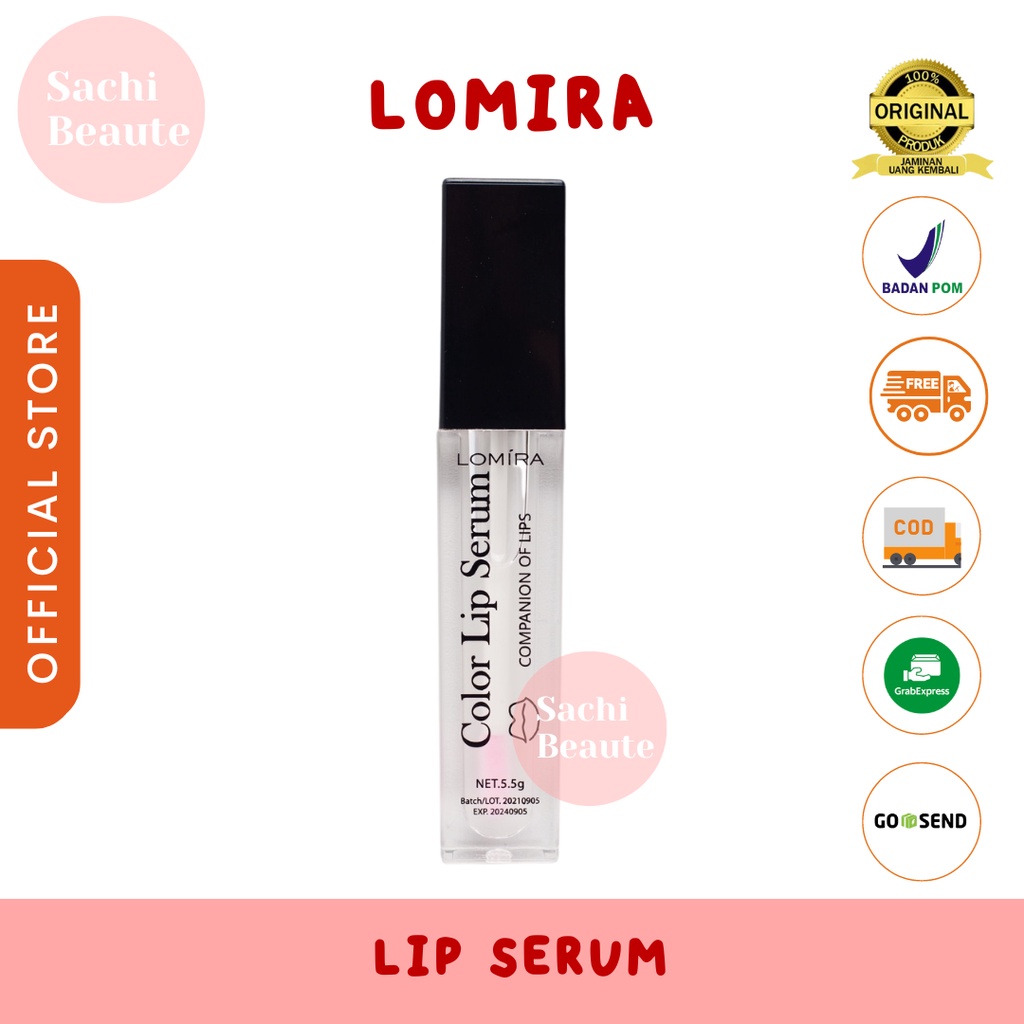 SERUM BIBIR LOMIRA - TERDAFTAR BPOM - LOMIRA LIP SERUM - SERUM BIBIR MURAH