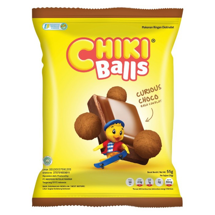 

Chiki Balls Rasa Cokelat 55gr