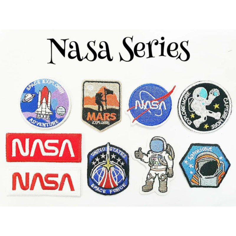 Patch Bordir Nasa/Luar Angkasa