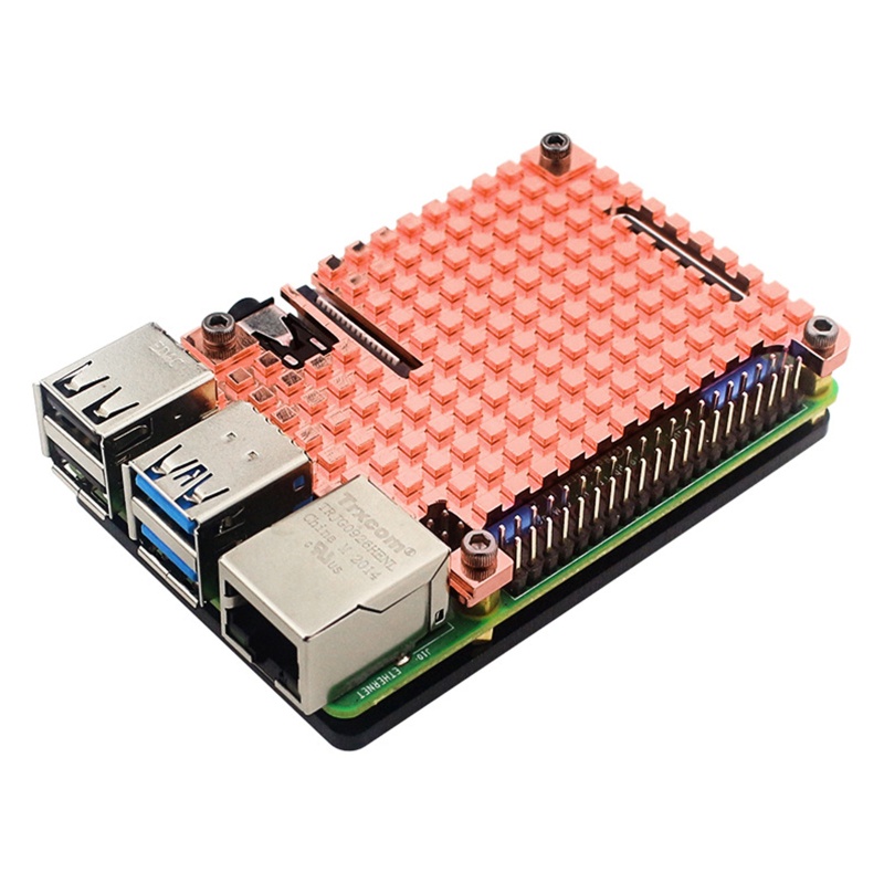 Bt Untuk Raspberry Pi 4B Kipas Heasink Raspberry Pi Tembaga Murni Heatsink Pendingin Kit Untuk Raspberry Pi 4B