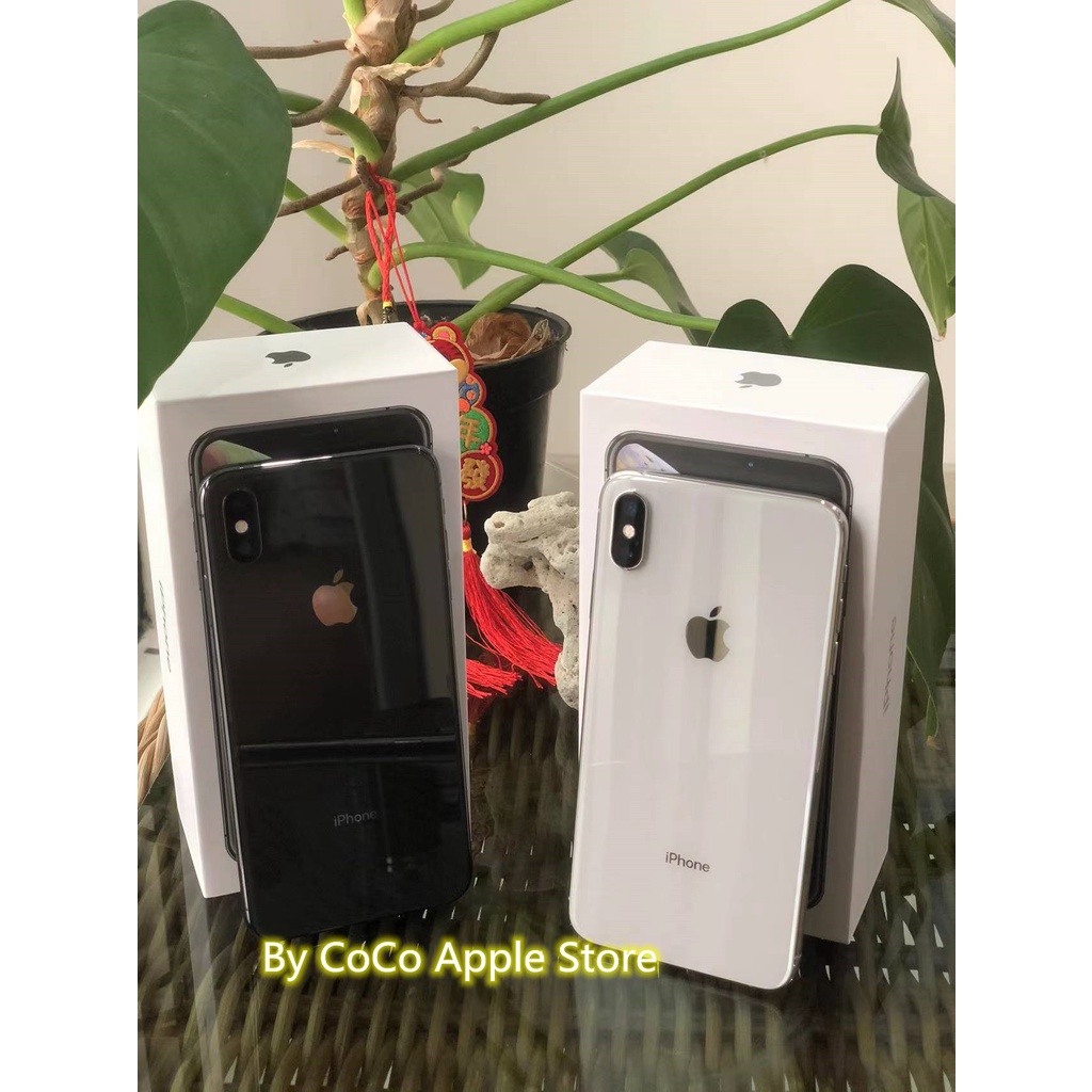 iPhone Xs Max 64GB All Sim Silent Fullset Ori Ex inter Second Like New Mulus100% 3utools All Green (Garansi 1 Tahun)