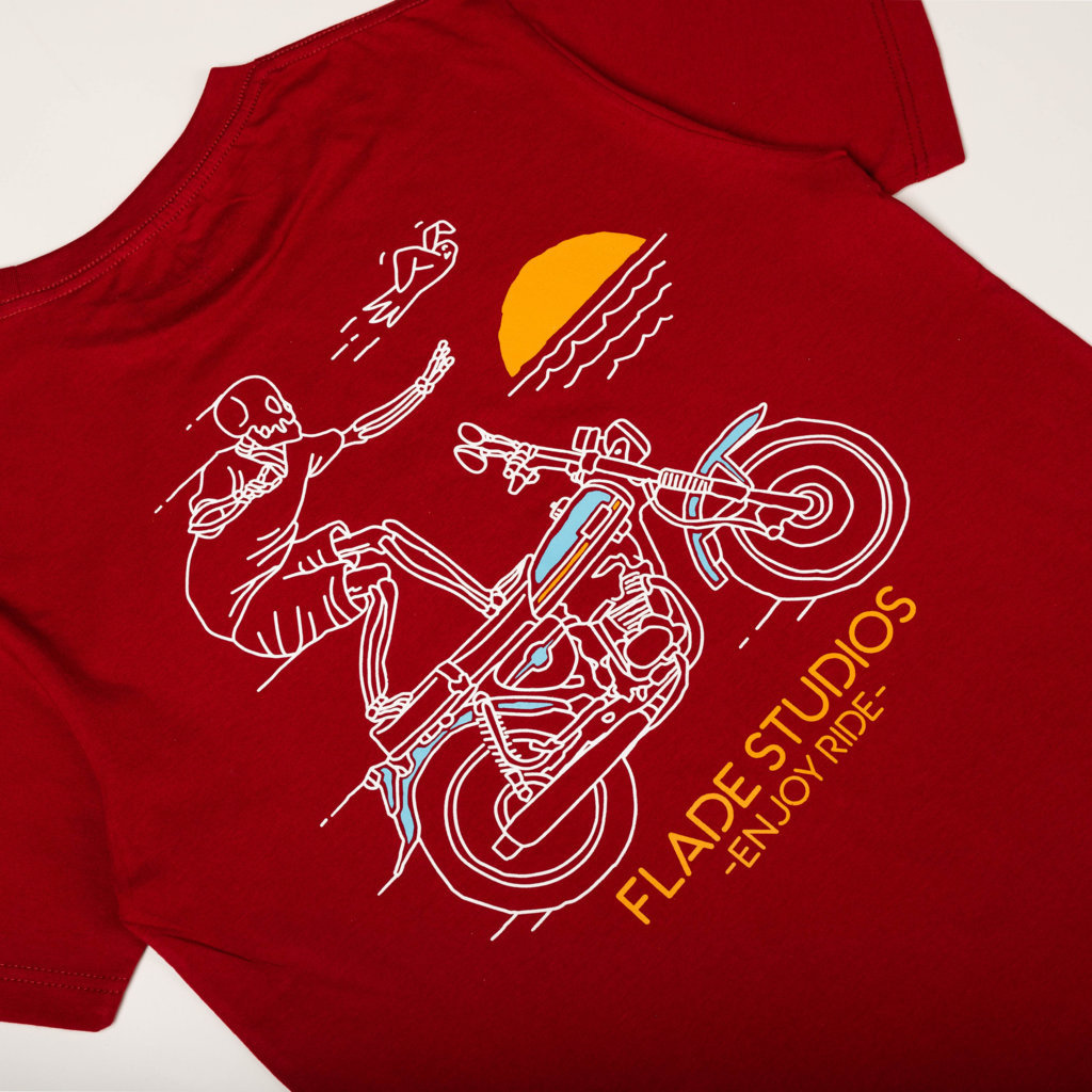 

ID FLADE STUDIOS - FLADE T-SHIRT - WAY - KAOS MAROON